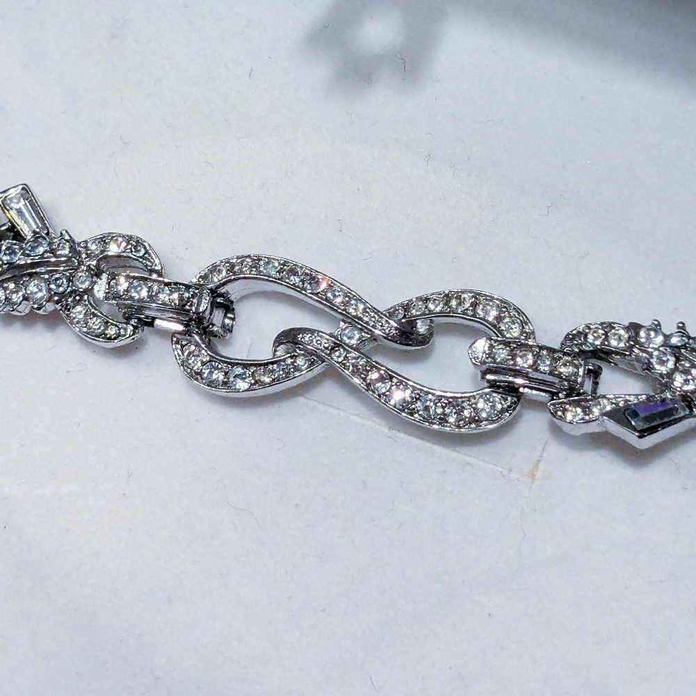Vintage Marcel Boucher Parure - Necklace and Earrings Bridal Set - Picture 3 of 17